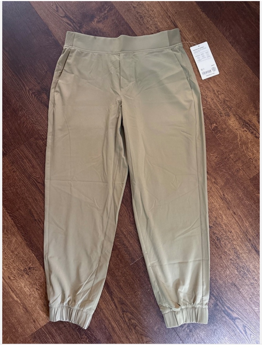 ATHLETA Brooklyn Joggers Pants in Olive Green 6 PETITE NWT!